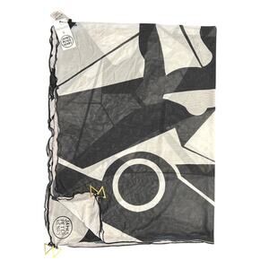 NWT Swiminista x James Peter Henry Beach Cover-Up/Sarong, Black/White, One Size